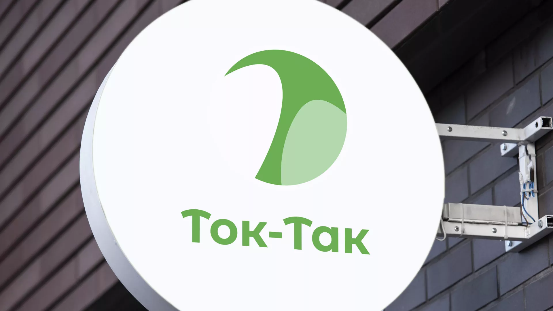 Разработка логотипа аутсорсинговой компании «Ток-Так» в Пушкине