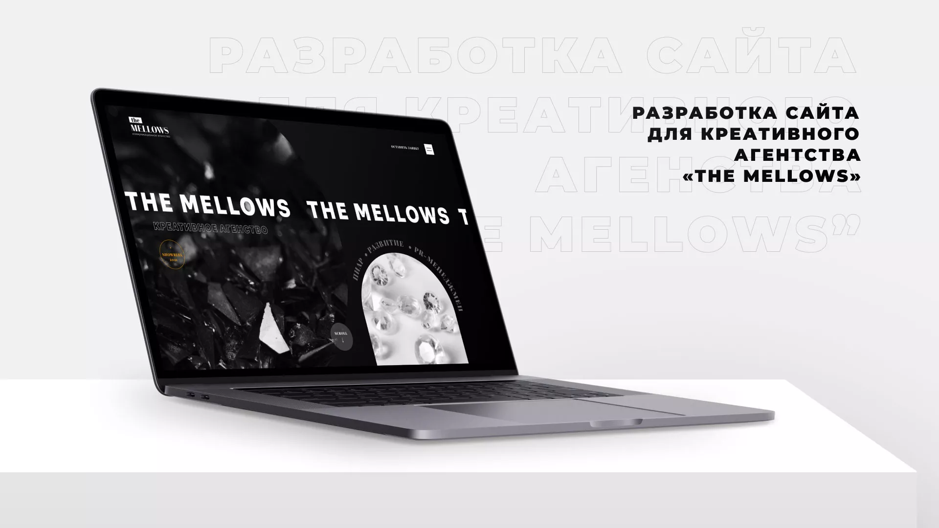 Разработка сайта креативного агентства «The Mellows» в Пушкине