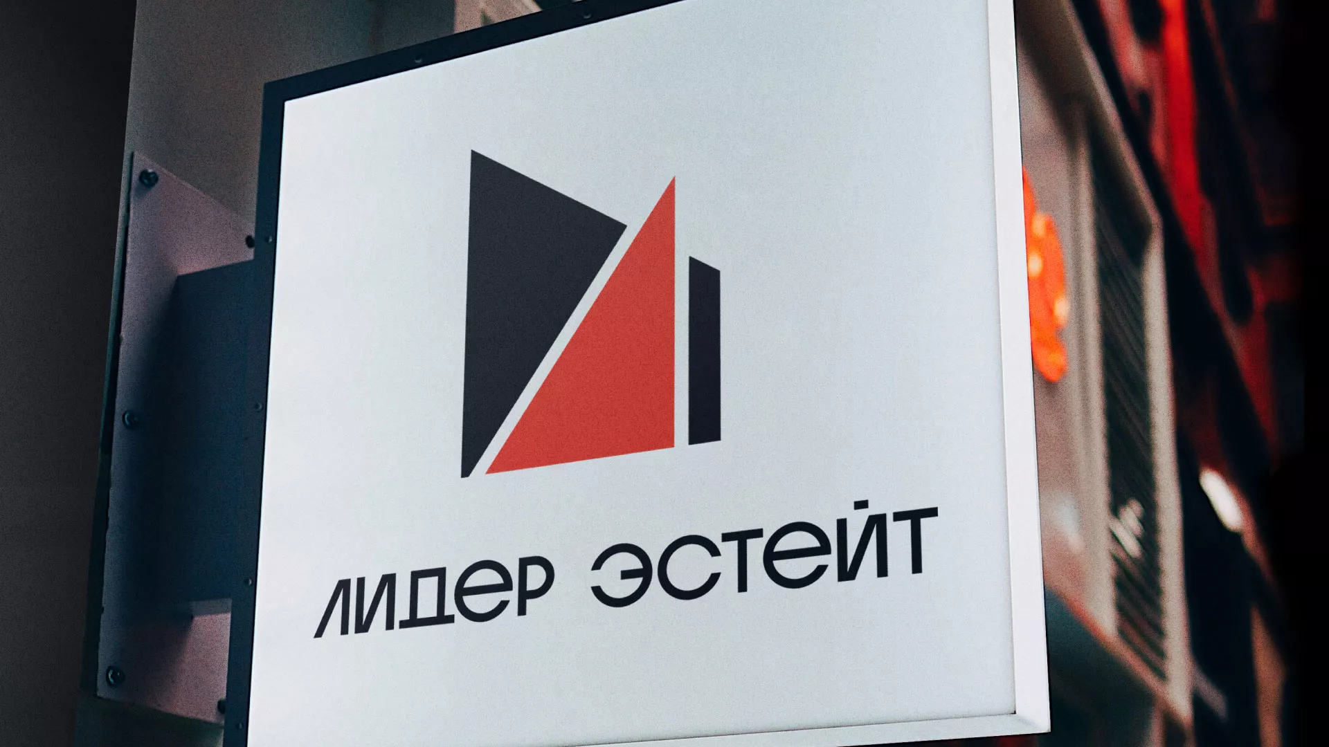 Сделали логотип для агентства недвижимости «Лидер Эстейт» в Пушкине